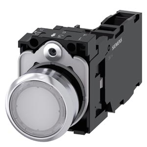 Botao Met Ilu 24V Mom Para 1Na+1Nf Br 3SU1152-0AB60-1FA0 SIEMENS
