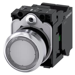 Botao Met Ilu 24V Mom Mola 1Nf Tr 3SU1152-0AB70-3BA0 SIEMENS