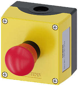 Botoeira 22Mm Plastica Tampa Ama 1Bot 3SU1801-0NA00-2AA2 SIEMENS