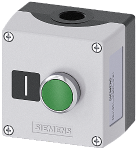 Botoeira 22Mm Metal Cinza 1 Botão 3SU1851-0AB00-2AB1 SIEMENS