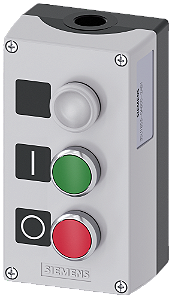 Botoeira 22Mm Metal Cinza 3 Botões 3SU1853-0AB00-2AB1 SIEMENS