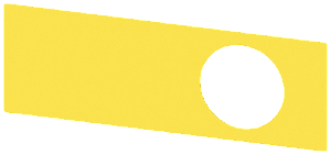 Placa De Ident. Botão De Emer. Botoeira 3SU1900-0BE31-0AA0 SIEMENS