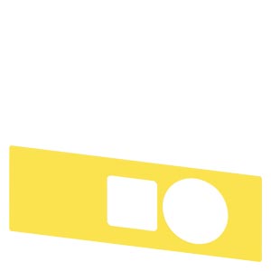 Placa De Ident. Botão De Emer. Botoeira 3SU1900-0BF31-0AA0 SIEMENS