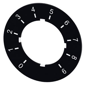 Placa Identificacao Potenciometro 0 A 9 3SU1900-0BG16-0RT0 SIEMENS