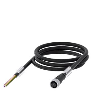 Cabo De Conexão De 8 Polos Final De Cabo Livre 10 M De Comprimento Bucha M12 Reta 2 A E 30 V Safety Is A Sirius Business 3SX5601-2GA10 Siemens