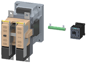 Contator Bipolar Dc3/5:220A 24Vcc 3TC5217-0LB4 SIEMENS