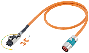 Cabo Pot 10M Com Conectores 4X6 C 6FX8002-5CS51-1BA0 Siemens