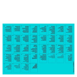 Etiquetas De Advertencia 6SL3166-3AB00-0AA0 SIEMENS