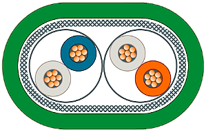 Tp Xp Cord 9/Rj45 Ie Premontado 10M 6XV1850-2MN10 SIEMENS