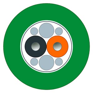 Cabo Fo Plástica Profinet Pof Trailing 6XV1874-2B SIEMENS