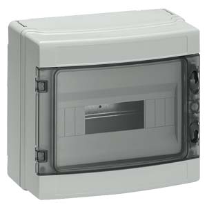 Simbox Universal Wp Distribuidor Mural Ap IP65 De 1 Fileira 4TE Sem Régua De Terminais Simbox Wp Alpha 8GB1 Para Aplicações Como Subdistribuidor Ou Distribuidor De Andar Na Instalação Predial Elétrica De Construções Residenciais E 8GB1371-0 Siemens
