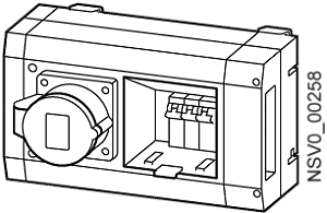 Busway Bd01Ak2M1/Cee165A163 Tapoff BVP:034280 SIEMENS
