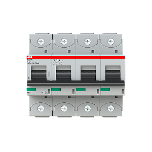 Minidisjuntor Tetrapolar 690 V 13 A Fixo Protecao E Controle Circuitos Contra Sobrecargas S804N-C13 2CCS894001R0134 ABB