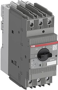 Disjuntor Motor Tripolar Classe 10 Para 100 Ka Em 380 V Com Ajuste Térmico De 25 A MS165-25 1SAM451000R1013 ABB