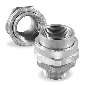 União Macho Fêmea Ex Db Tb Ferro Eletrolitico 2" Rosca Bsp CX/UMF-6EXGEB CONEX