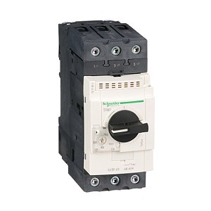 Disjuntor Termomagnetico Tesys Gv3 Everlink 48-65A Manopla Rotativa GV3P65 SCHNEIDER