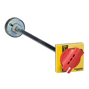 Extended Rotary Handle For Front Control, Compact Ins/Inv 250, Ip55, Ik07, Red Handle On Yellow Front LV431051 SCHNEIDER