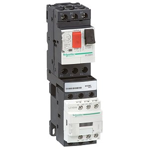 Partida Combinada Tipo1 Disjuntor+Contator 2.5-4A 24Vca GV2DM108B7 SCHNEIDER