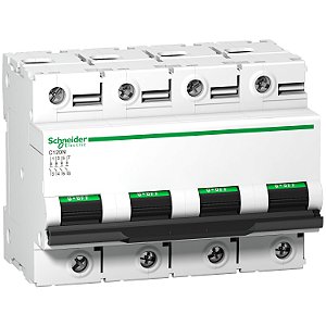 Disjuntor C120N 4P Curva C 80A 440V A9N18372 SCHNEIDER