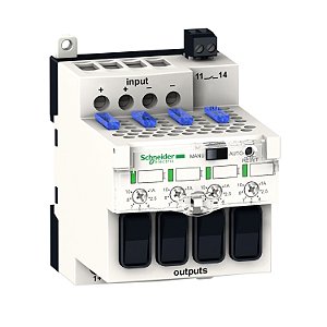 Módulo De Seletividade Para Fonte De Alimentação - Bifásico - 4 Canais - 10 A Por Canal ABL8PRP24100 SCHNEIDER