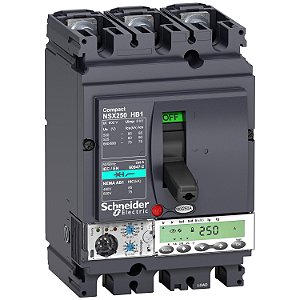 Disjuntor Nsx250Hb1 Micrologic6.2E 100A 3P3D LV433554 SCHNEIDER