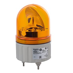 Farol Rotativo Com Lampada Led Laranja 24Vca Cc D84 XVR08B05 SCHNEIDER