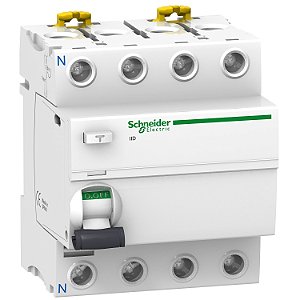 Interruptor Diferencial Residual Acti9 Iid 4P 100A 100Ma Classe Ac 415V A9R12491 SCHNEIDER