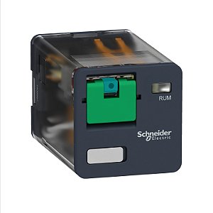 Relé De Interface, 10A, 3Naf, Botão De Teste, 24Vcc RUMC31BD SCHNEIDER