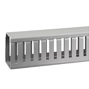 Canaleta Ranhurada Dexson 60 X 80 Mm Cinza 2M DXN10102 SCHNEIDER