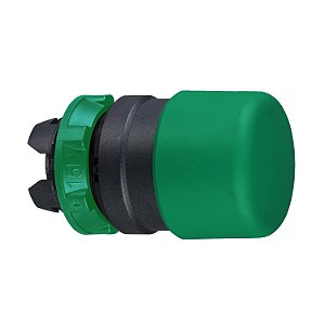 Cabeçote Para Botão Ø22Mm Plástico, Retorno Por Mola, Cogumelo Ø30Mm, Verde ZB5AC34 SCHNEIDER