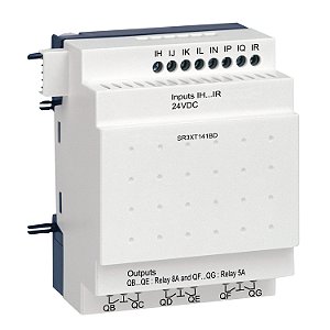 Modulo De Expansão Para Zelio Logic Sr3 - 8 Entradas/6 Saídas Digitais - 24 Vdc SR3XT141BD SCHNEIDER