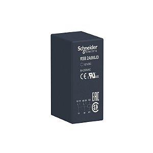 Relé De Interface, 8A, 2Naf, 12Vcc RSB2A080JD SCHNEIDER