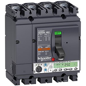Disjuntor Nsx250Hb2 Micrologic6.2E 160A 4P4D LV433587 SCHNEIDER