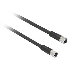 Pre-Wired Connectors Xz - Straight Female - M12 - 5 Pins - Cable Pvc 2M XZCPV11V12L2 SCHNEIDER