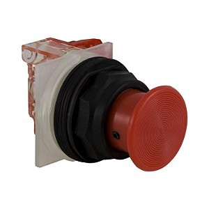 Botao 30Mm Plastico A Impulsao Soco D35 1Nf Vermelho 9001SKR24RH6 SCHNEIDER