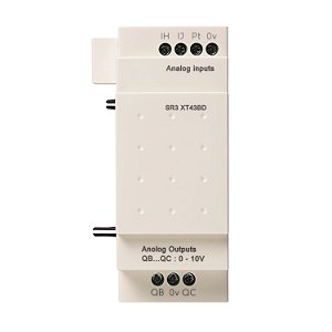 Módulo De Expansão Para Zelio Logic Sr3 - 2 Entradas/2 Saídas Analógicas - 24 Vdc SR3XT43BD SCHNEIDER
