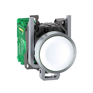 Botão Ø22Mm Metálico, Transmissor Sem Fio E Sem Bateria, Branco ZB4RTA1 SCHNEIDER