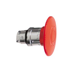 Cabeçote Para Botão De Emergência Ø22Mm Metálico, Girar Para Destravar, Cogumelo Ø60Mm, Vermelho ZB4BS864 SCHNEIDER