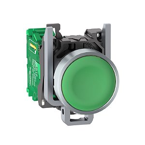 Botão Ø22Mm Metálico, Transmissor Sem Fio E Sem Bateria, Verde ZB4RTA3 SCHNEIDER