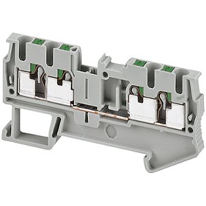 Conector Pressao 1 Nivel 2.5Mm 4 Pontos Cinza NSYTRP24 SCHNEIDER