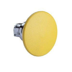 Cabeçote Para Botão Ø22Mm Metálico, Retorno Por Mola, Cogumelo Ø60Mm, Amarelo ZB4BR5 SCHNEIDER