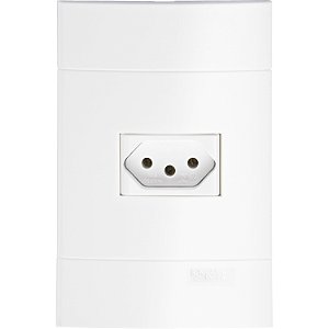 Conjunto Tomada 2P+T 20A 250V Pl/Br PRM444731 SCHNEIDER