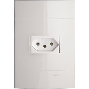 Conjunto Tomada 2P+T 20A 250V Pl/Br PRM0444731 SCHNEIDER