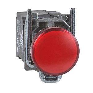 Sinalizador Modular Ø22Mm Metálico, Led, Vermelho, 230...240Vca XB4BVM4 SCHNEIDER