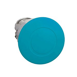 Cabeçote Para Botão Ø22Mm Metálico, Com Retenção, Puxar Para Destravar Cogumelo Ø40Mm, Azul ZB4BT6 SCHNEIDER