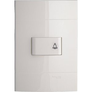 Conjunto Pulsador Campainha 10A 250V Pl/Br PRM044061 SCHNEIDER