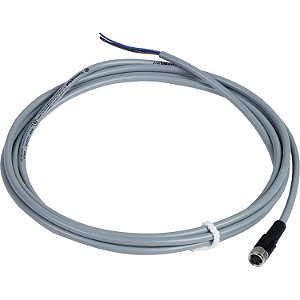 Cabo Pvc 3 Pinos Com Conector M8 Femea Reto 2 Metros XZCPV0566L2 SCHNEIDER