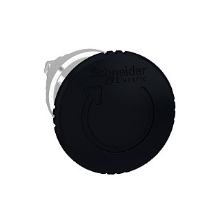 Cabeçote Para Botão Ø22Mm Metálico, Com Retenção, Girar Para Destravar, Cogumelo Ø40Mm, Preto ZB4BS52 SCHNEIDER
