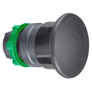 Cabeçote Para Botão Ø22Mm Plástico, Retorno Por Mola, Cogumelo Ø40Mm, Preto ZB5AC2 SCHNEIDER