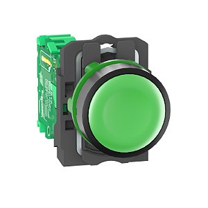 Botão Ø22Mm Plástico, Transmissor Sem Fio E Sem Bateria, Verde ZB5RTA3 SCHNEIDER